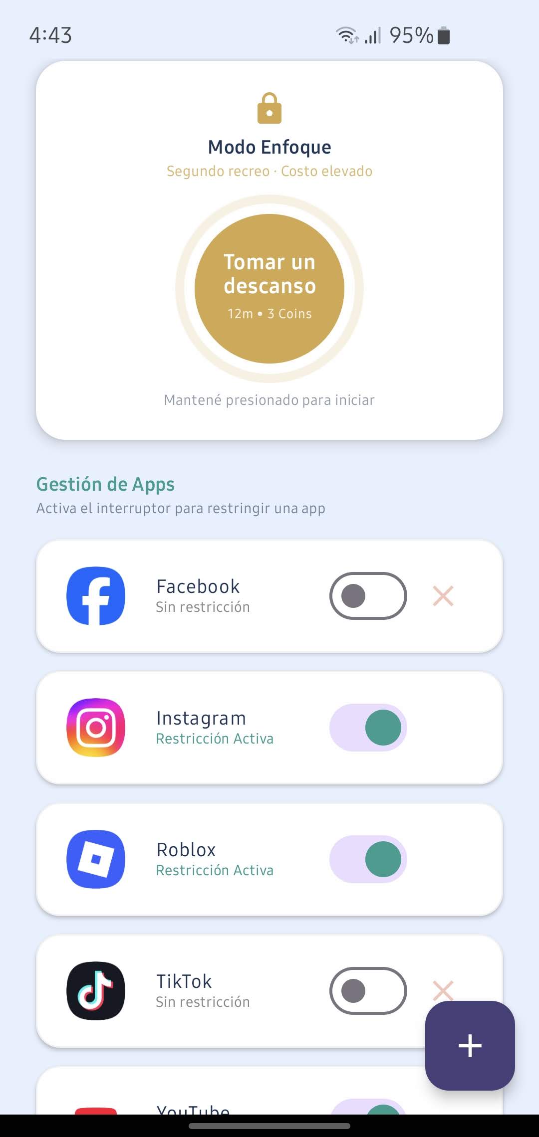 Listado de Apps